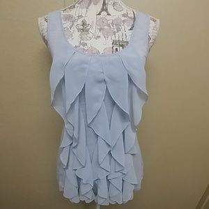 DELETTA ANTHRO. RUFFLES TOP